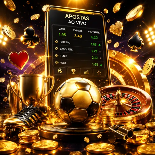 Tela de odds ao vivo de partidas de futebol em tempo real