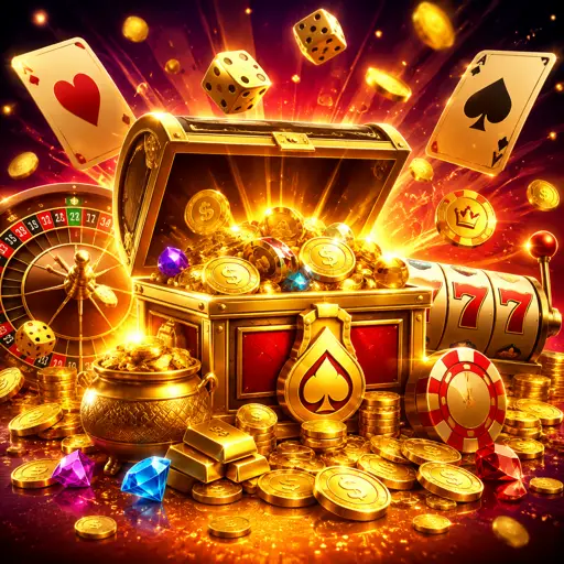 Arte dourada de promoções do cassino com relógio marcando prazo de ativação