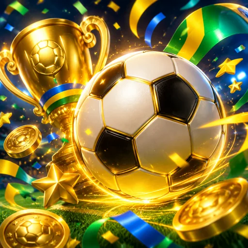 Bola de futebol repousando sobre o gramado de um campo
